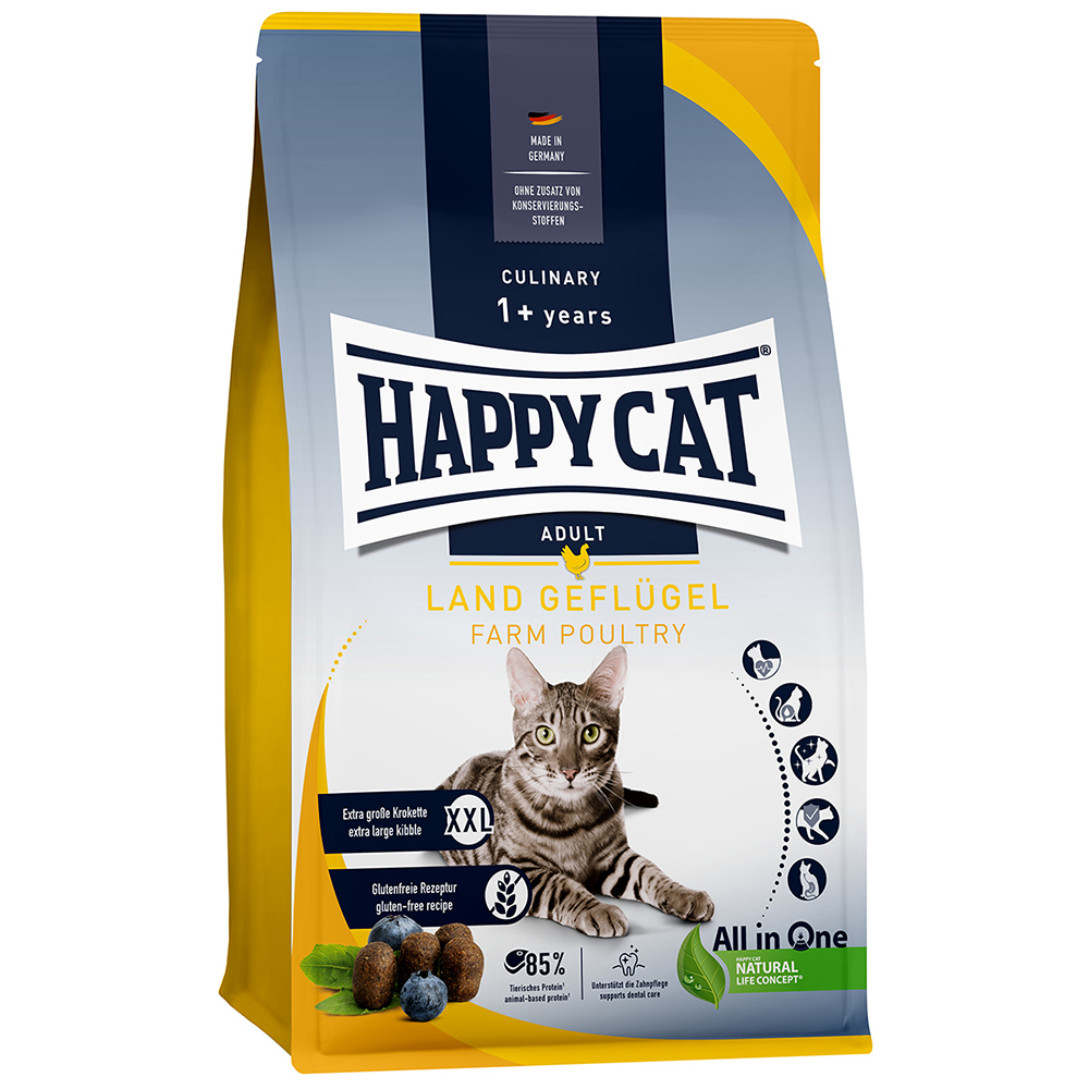 Happy Cat Culinaire Volwassenen Land Gevogelte  – 10 kg