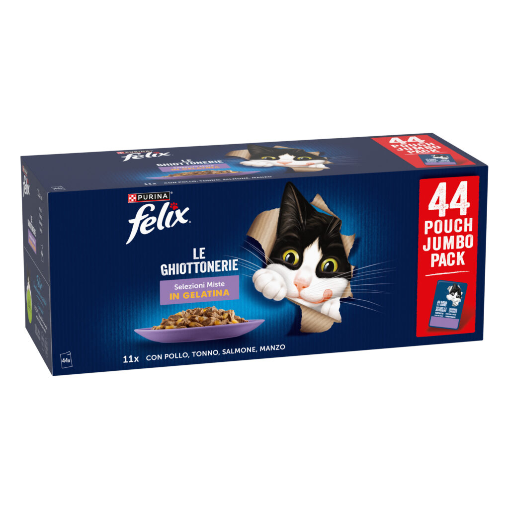44x85g Vis- & Vlees Selectie Felix Elke Dag Feest Kattenvoer