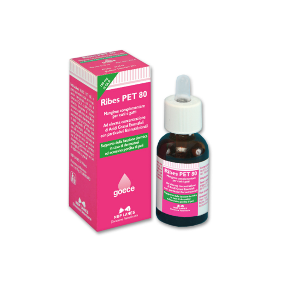 Ribes Huisdier 80 Huid- en Haardruppels 25ml