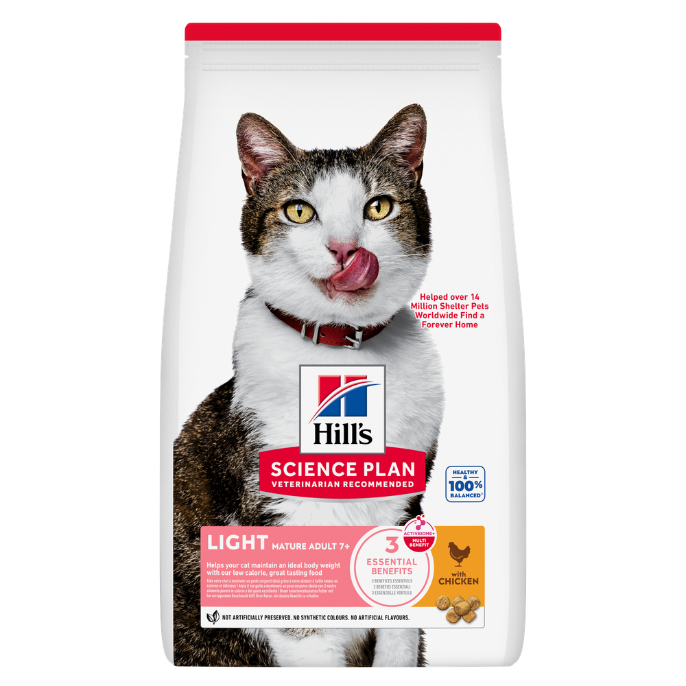 2x7kg Mature Adult 7+ Active Longevity Light Kip Hill’s Science Plan Kattenvoer