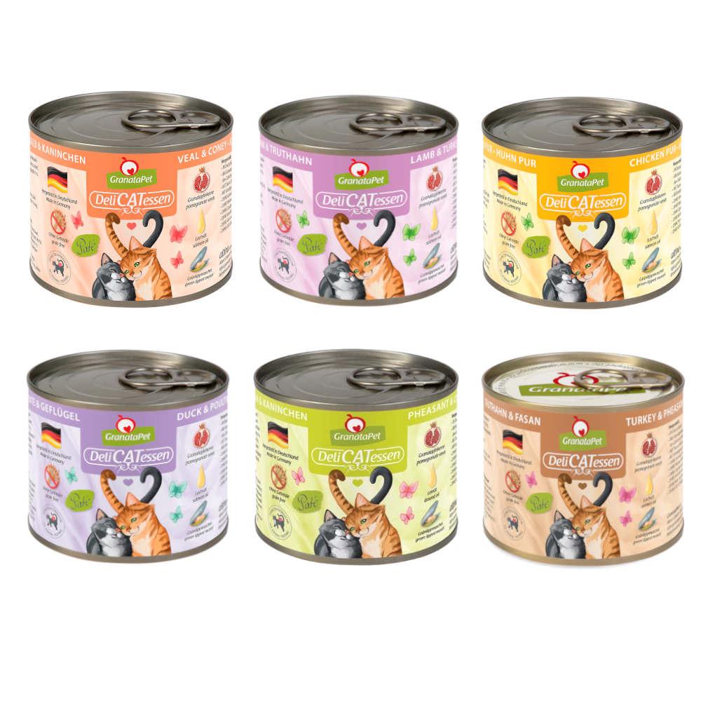 24x200g Spaarpakket Granata Pet DeliCatessen Mix III Kattenvoer