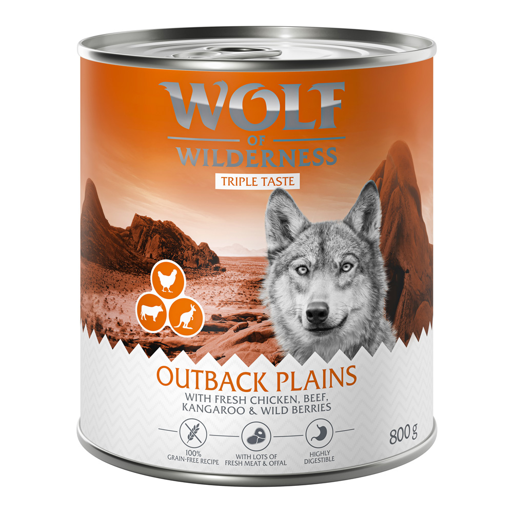 24x800g The Taste of The Outback Wolf of Wilderness Hondenvoer