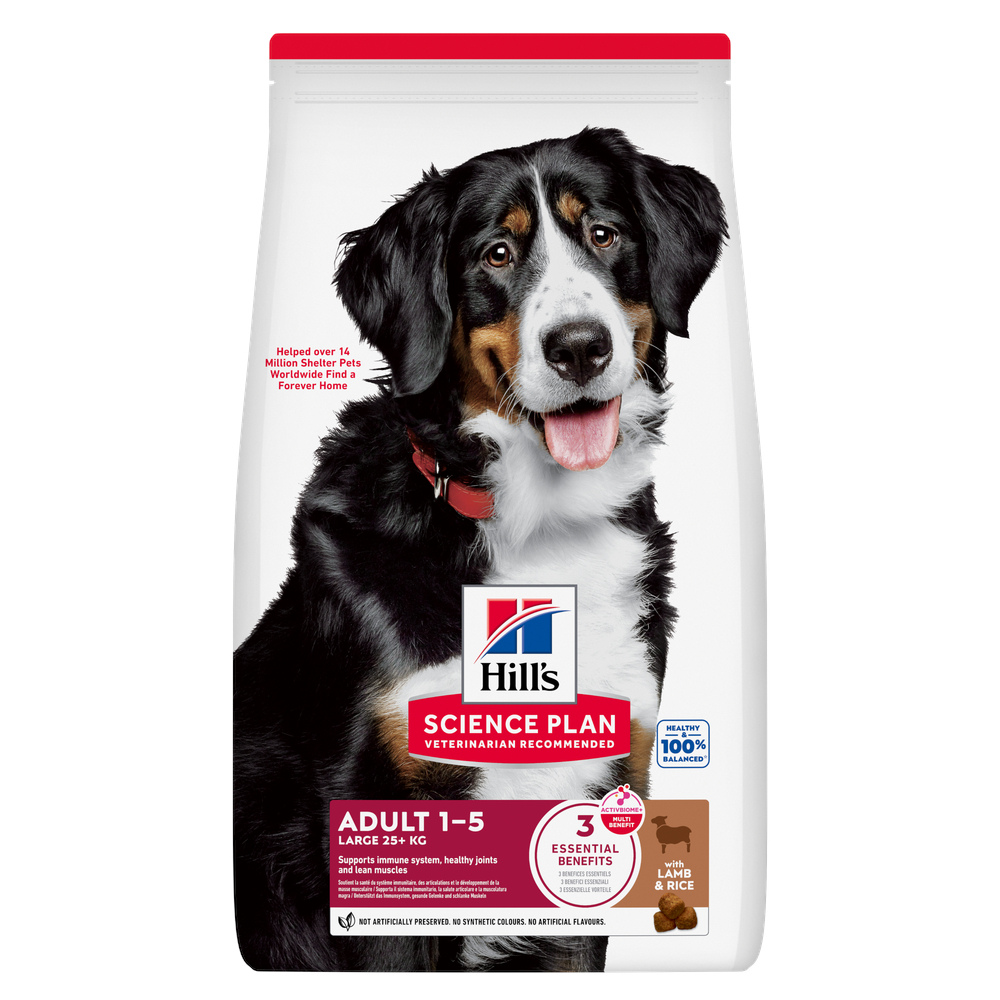 2x14kg Adult Adult 1-5 Large Breed met Lam & Rijst Hill’s Science Plan Hondenvoer