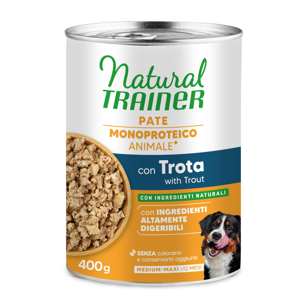 24x400g met Forel & Volkoren Gevoelige Trainer Natuurlijk Umido Cani