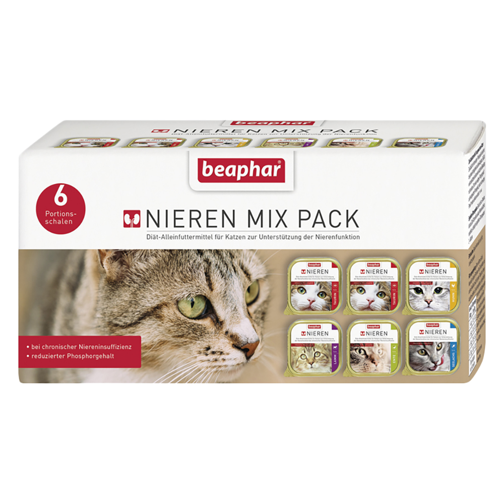 6x100g Beaphar Nierdieet Kattenvoer