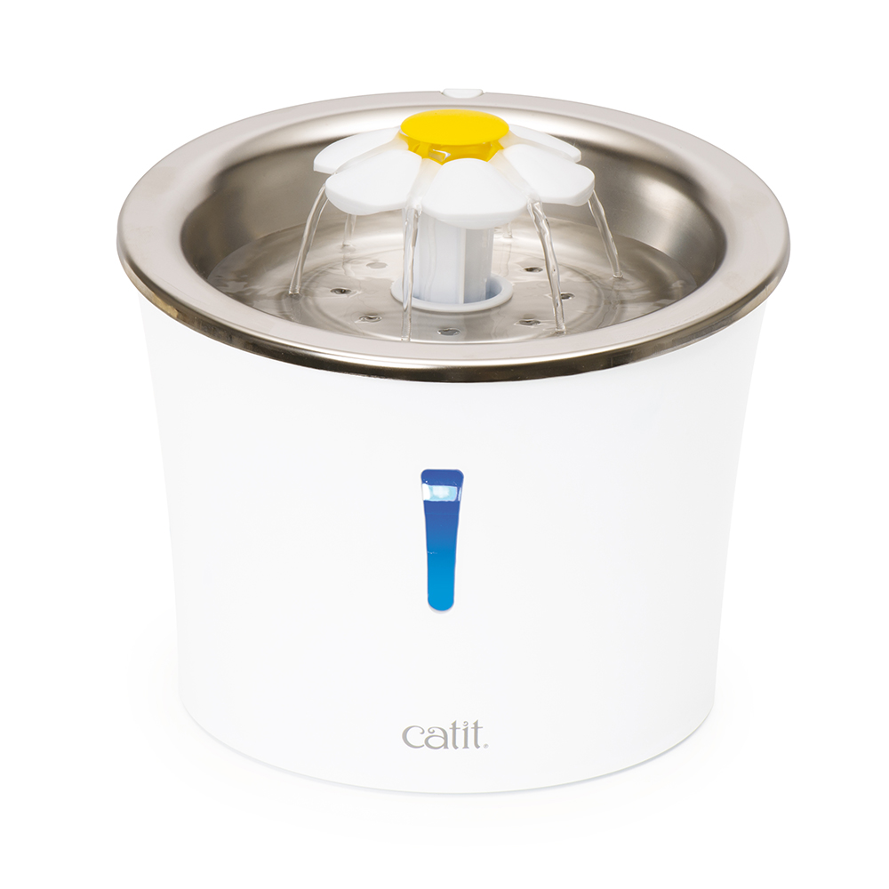 Catit Flower Drinkfontein van RVS 3Liter Katten