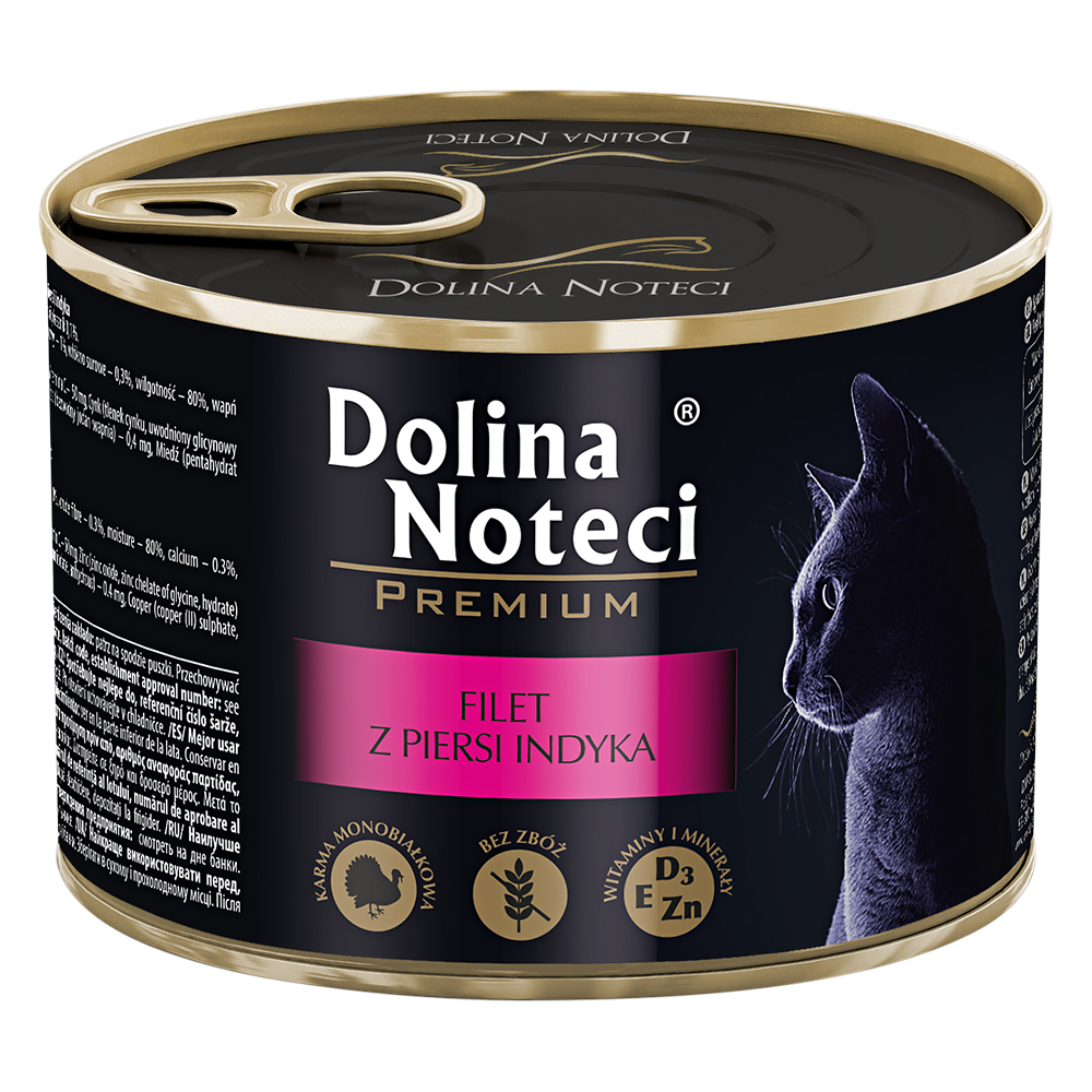 24 x 185 g Dolina Noteci Premium Kalkoenborstfilet Kat