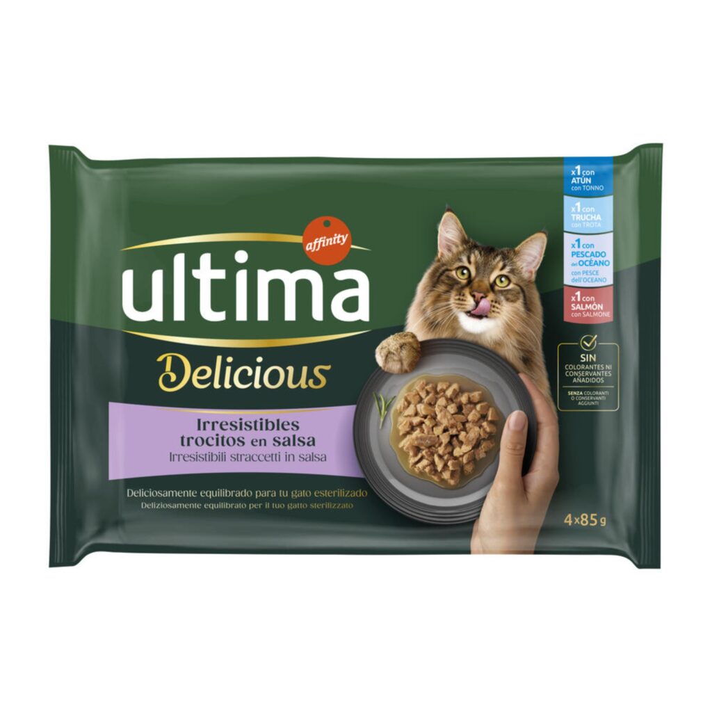 Ultima Delicious Adult Sterilised 48 x 85 g – Visselectie