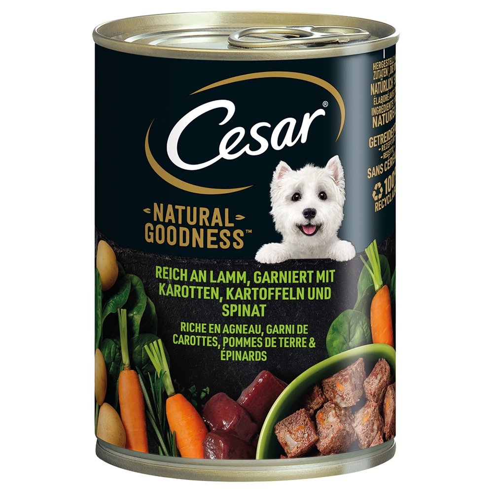 Cesar Natural Goodness Multipack – Lam (48 x 400 g)
