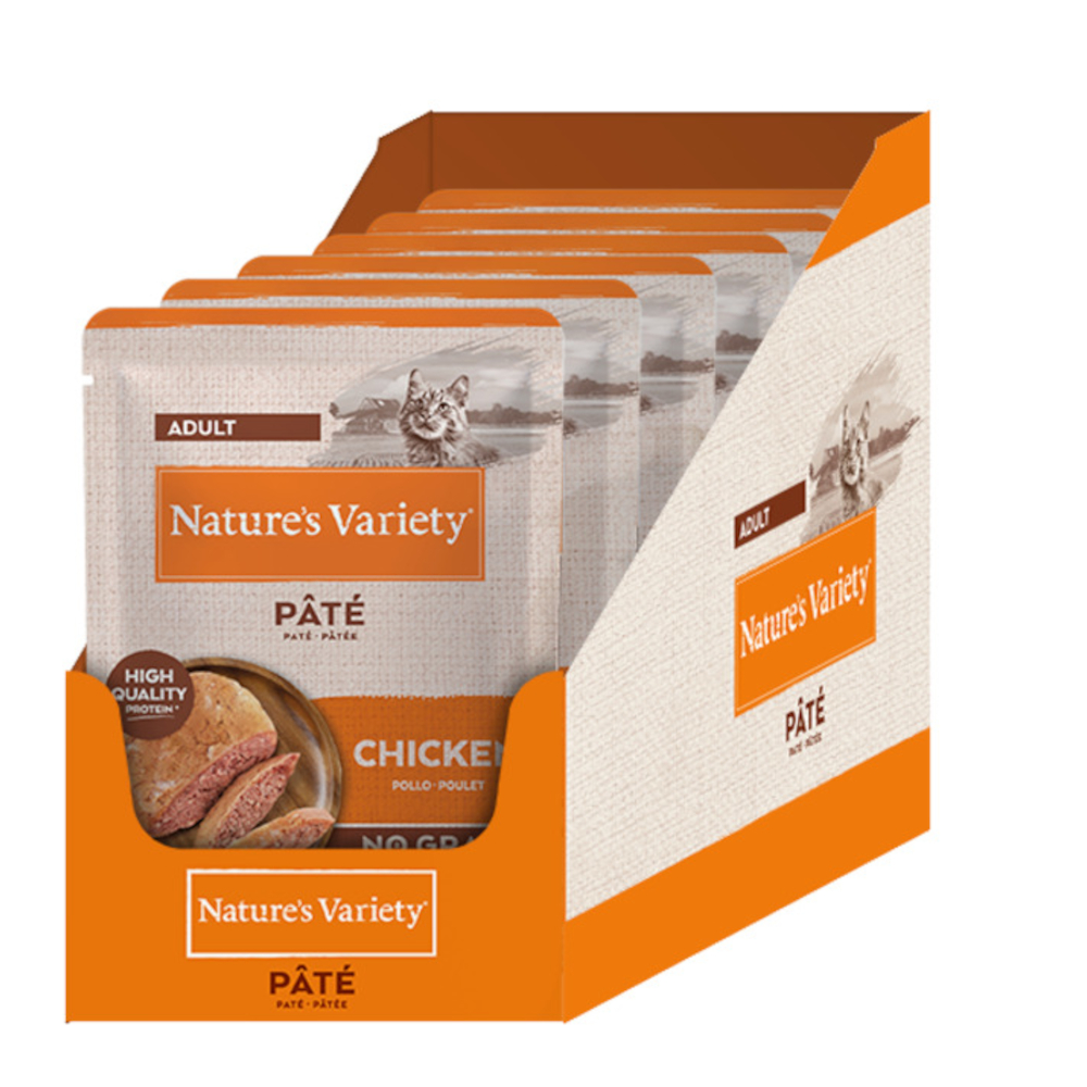 Megapack Nature’s Variety Original Paté No Grain 24 x 70 g Kattenvoer – Kip