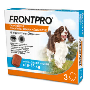 2×3 Stuks voor Honden 10-25 kg Frontpro Kauwtabletten – NL