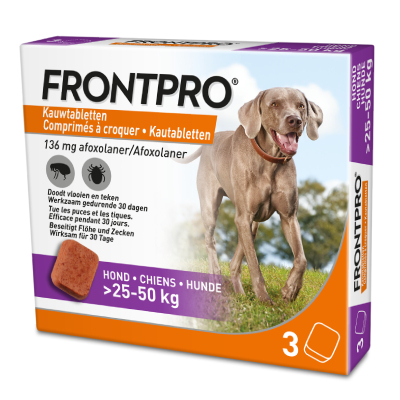 2×3 Stuks voor Honden 25-50 kg Frontpro Kauwtabletten