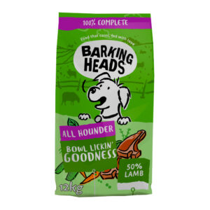 Voordeelpakket: 2×12 kg Barking Heads All Hounder Chop Lickin’ Lamb droog hondenvoer