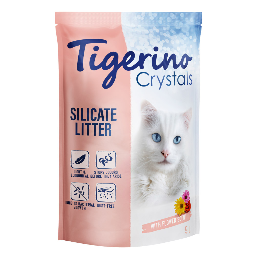 5L Flower-Power Tigerino Crystals Kattenbakvulling