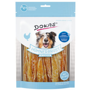 250g Kipfilet in Reepjes Dokas Vleessnack Hondensnacks