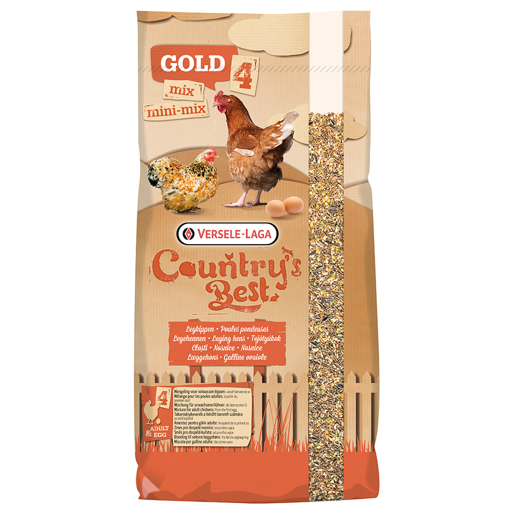 2x20kg Country’s Best GOLD 4 Mix Kippenvoer