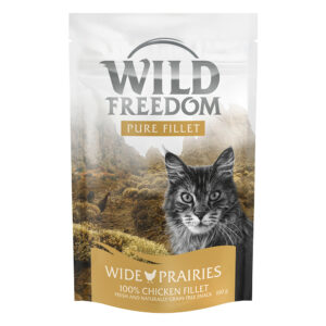 3x100g Wild Freedom Kipfilet Filet Kattensnacks