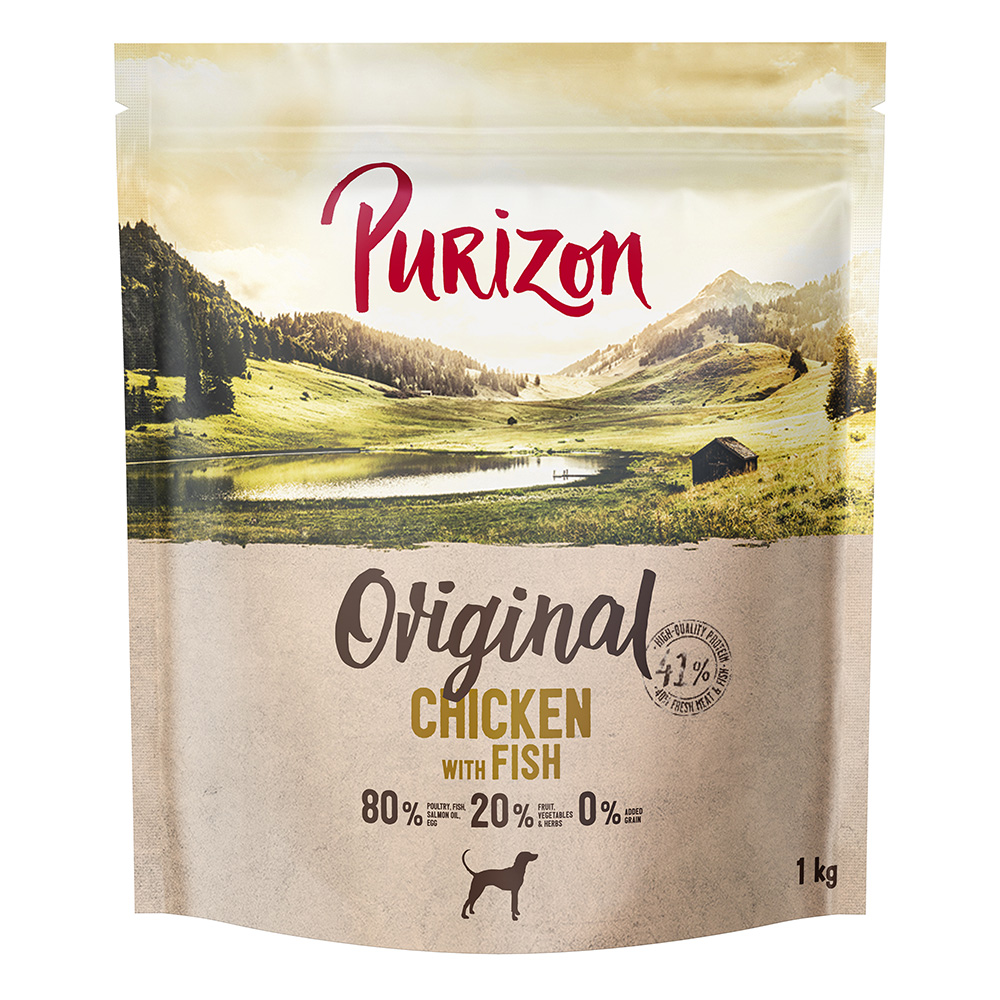 4kg Kip met Vis Adult Graanvrij Purizon Hondenvoer