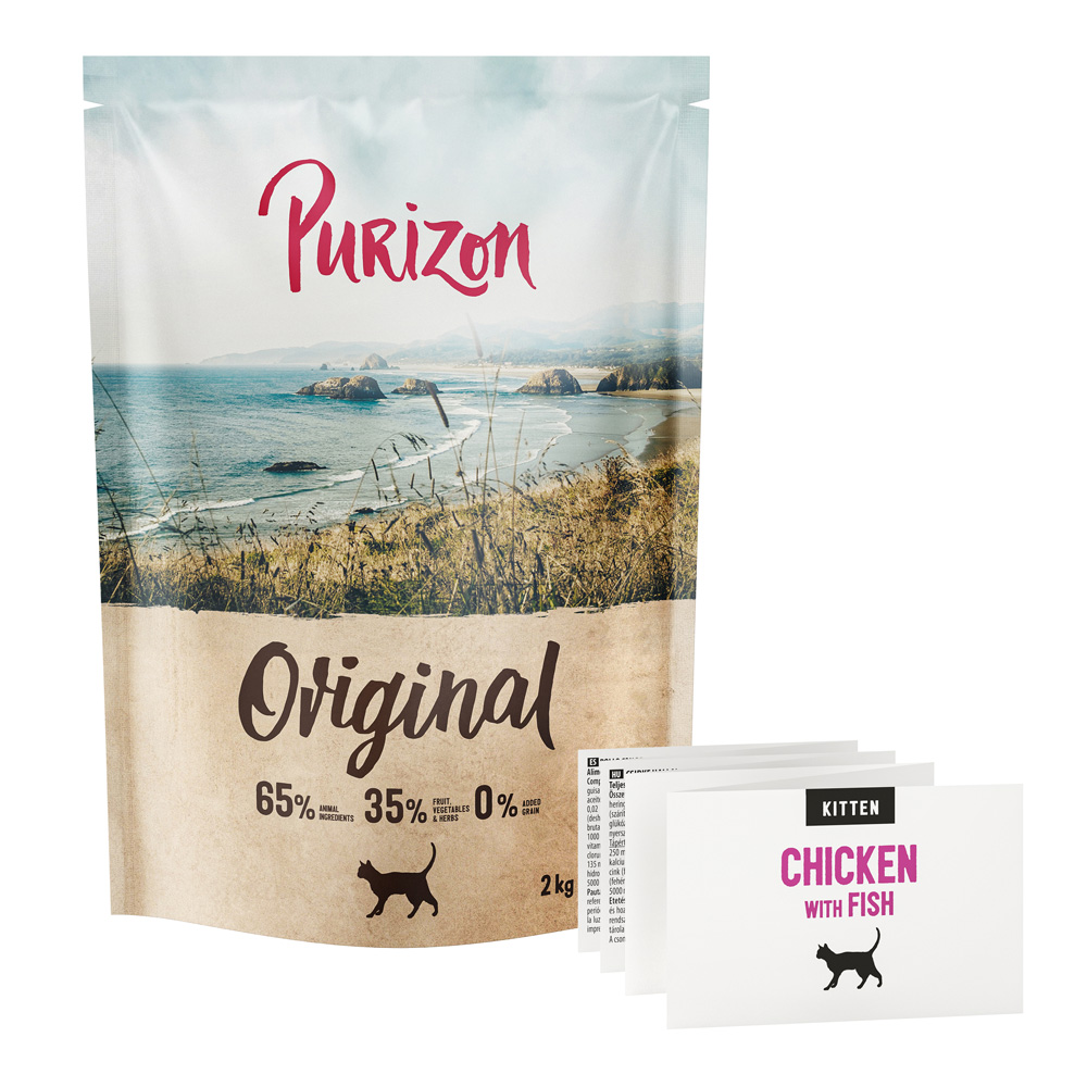 Purizon Kitten Kip & Vis – graanvrij – Nieuw Recept: 2 kg