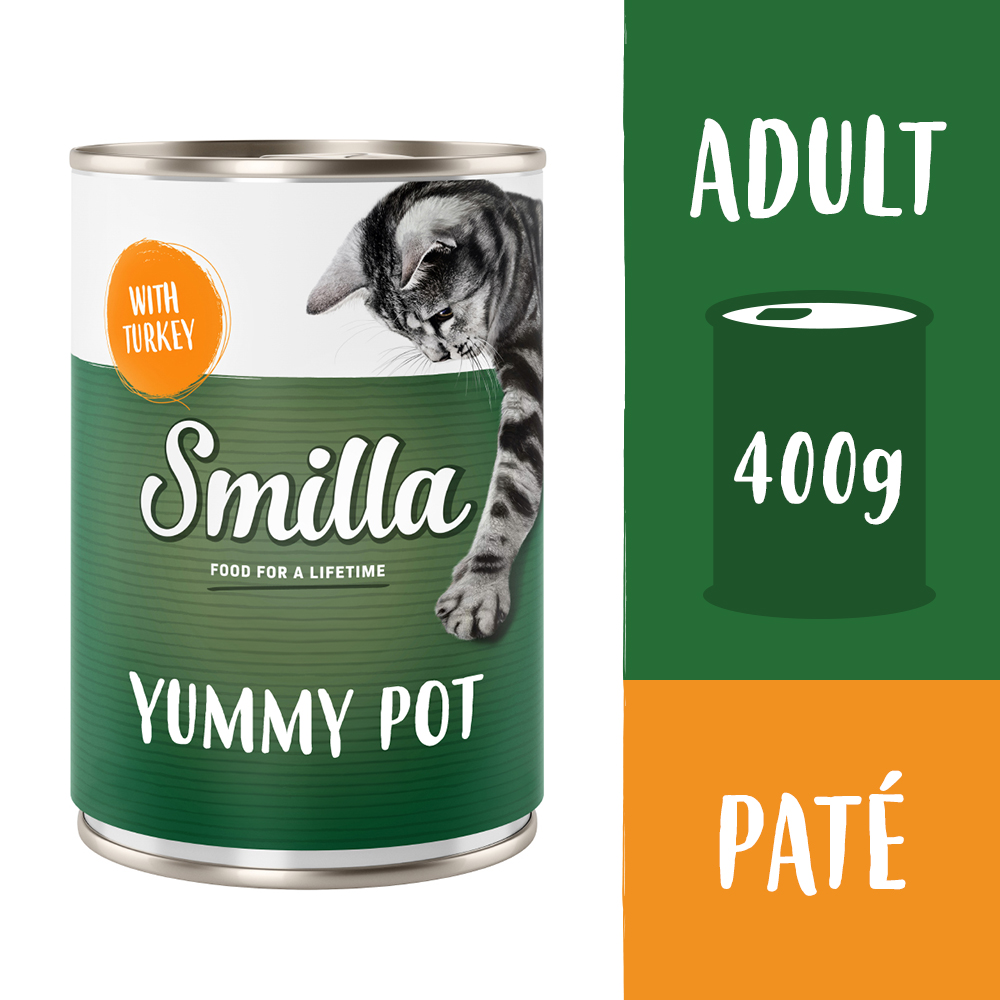 20x400g Smulpannetje Kalkoen Smilla Kattenvoer