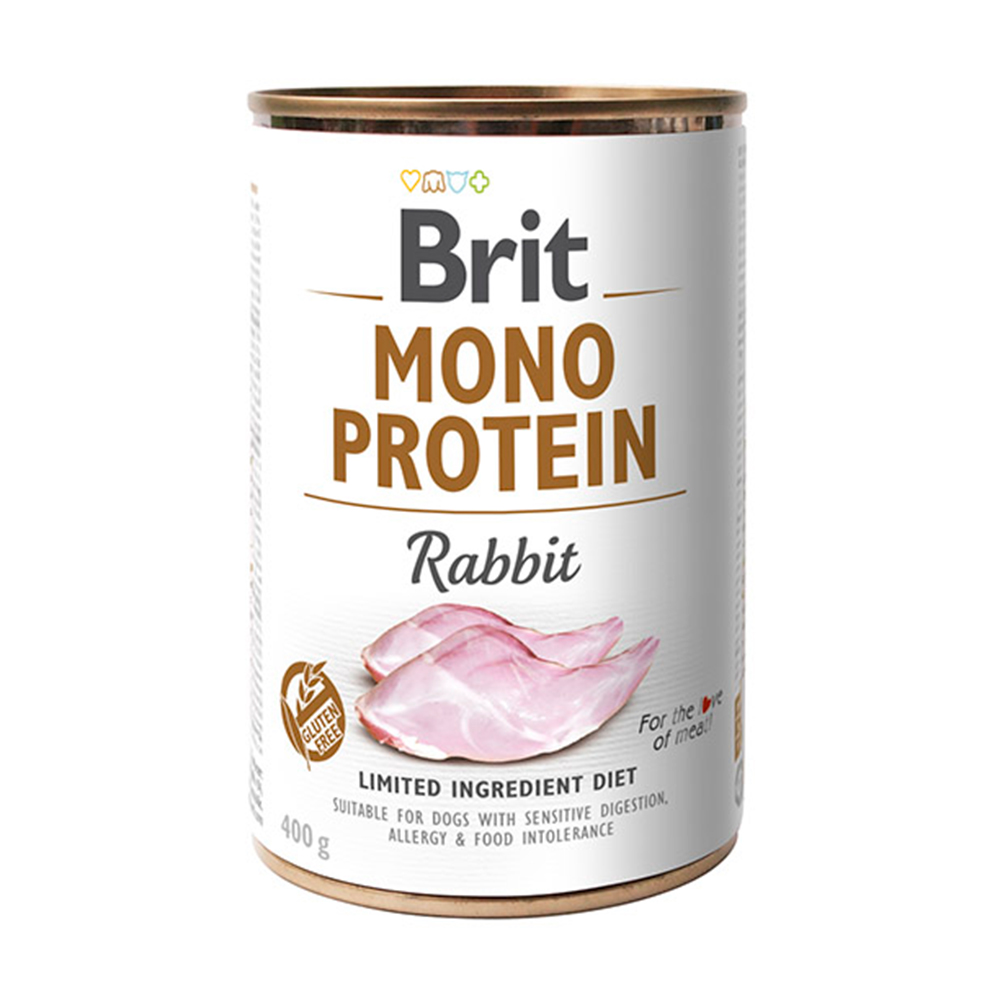 Brit Mono Eiwit natvoer – Konijn 6 x 400 g