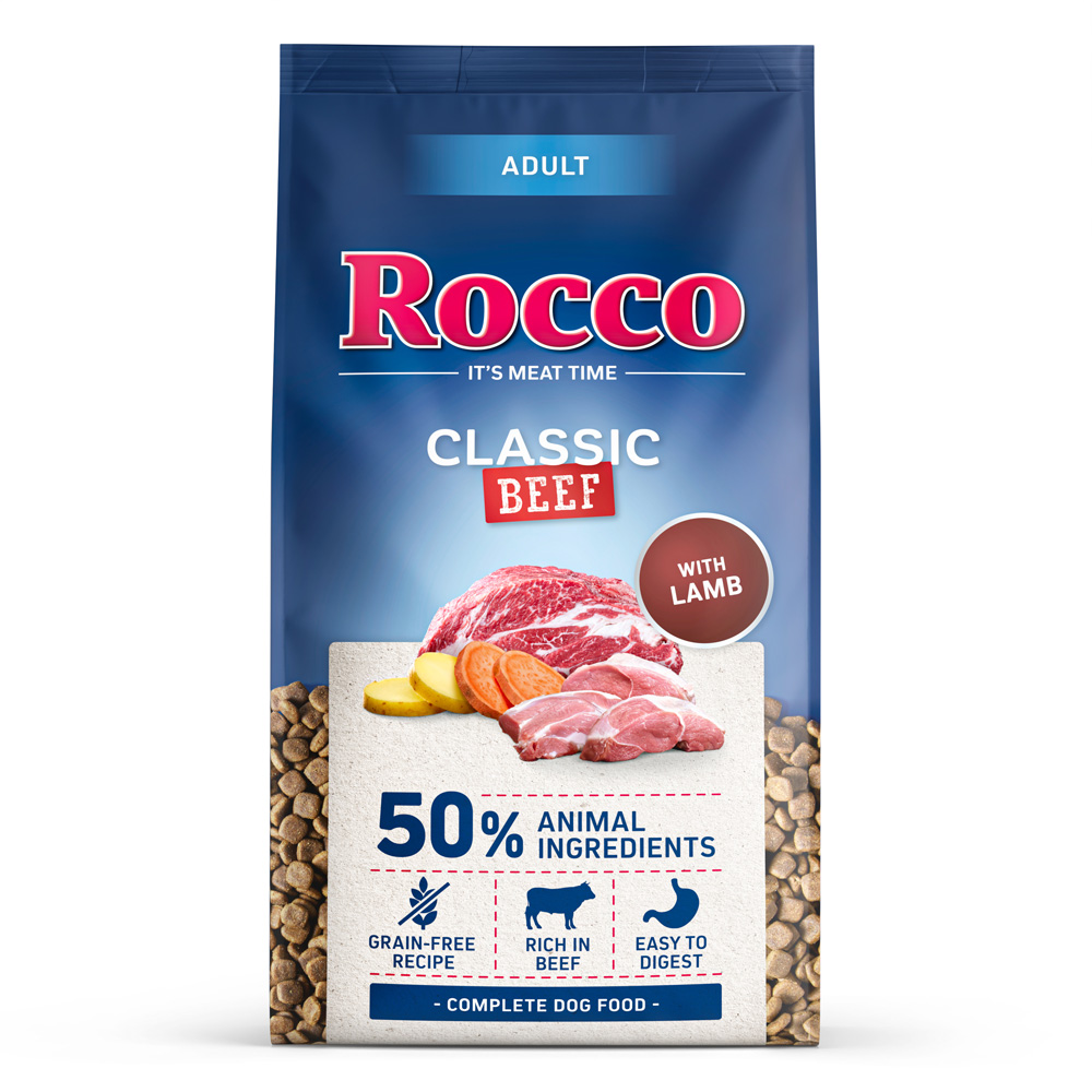 Rocco Adult Rundvlees met Lam – 10 kg