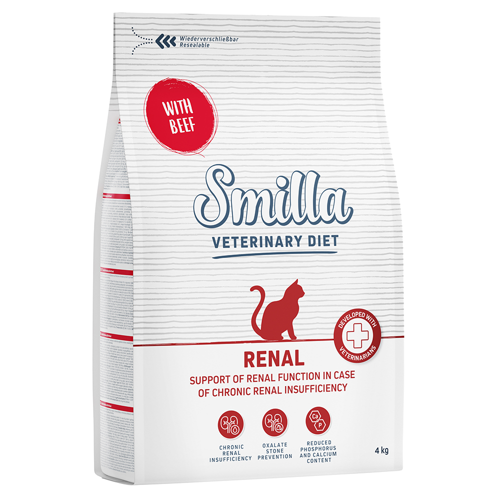 2x4kg Renal met Rund Smilla Veterinary Diet Kattenvoer