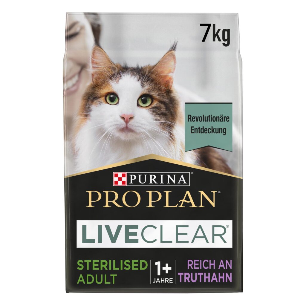 2x7kg LiveClear Sterilised Adult Kalkoen Pro Plan Kattenvoer