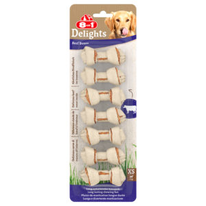 8in1 Delights Kauwbotten Rund – Voordeelpakket: 6 x 84 g (42 stuks)