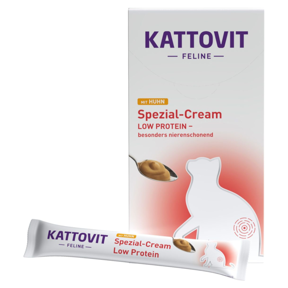 24x15g Low protein Spezial-Cream Kip Kattovit Kattenvoer