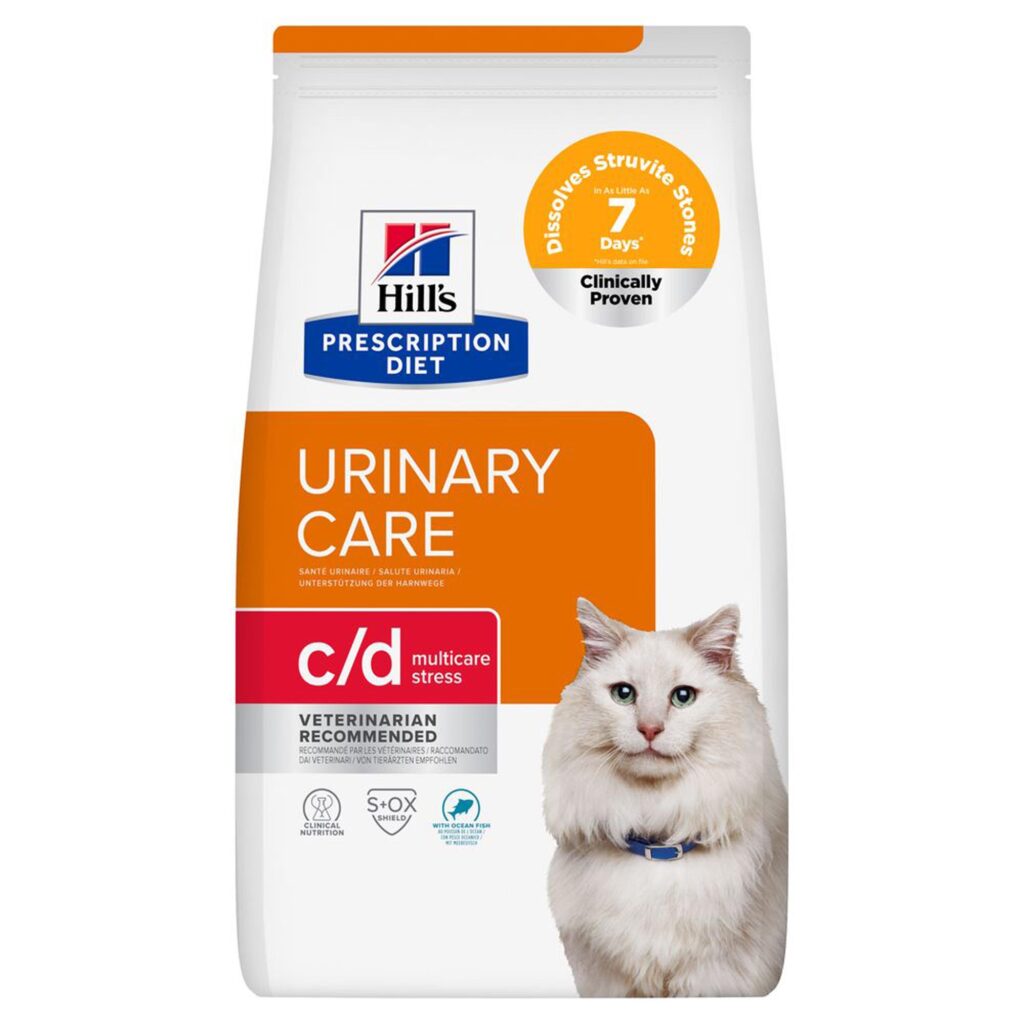 Hill’s Prescription Diet c/d Multicare Stress Urinary Care met Zeevis – Voordeelpakket 3 x 3 kg