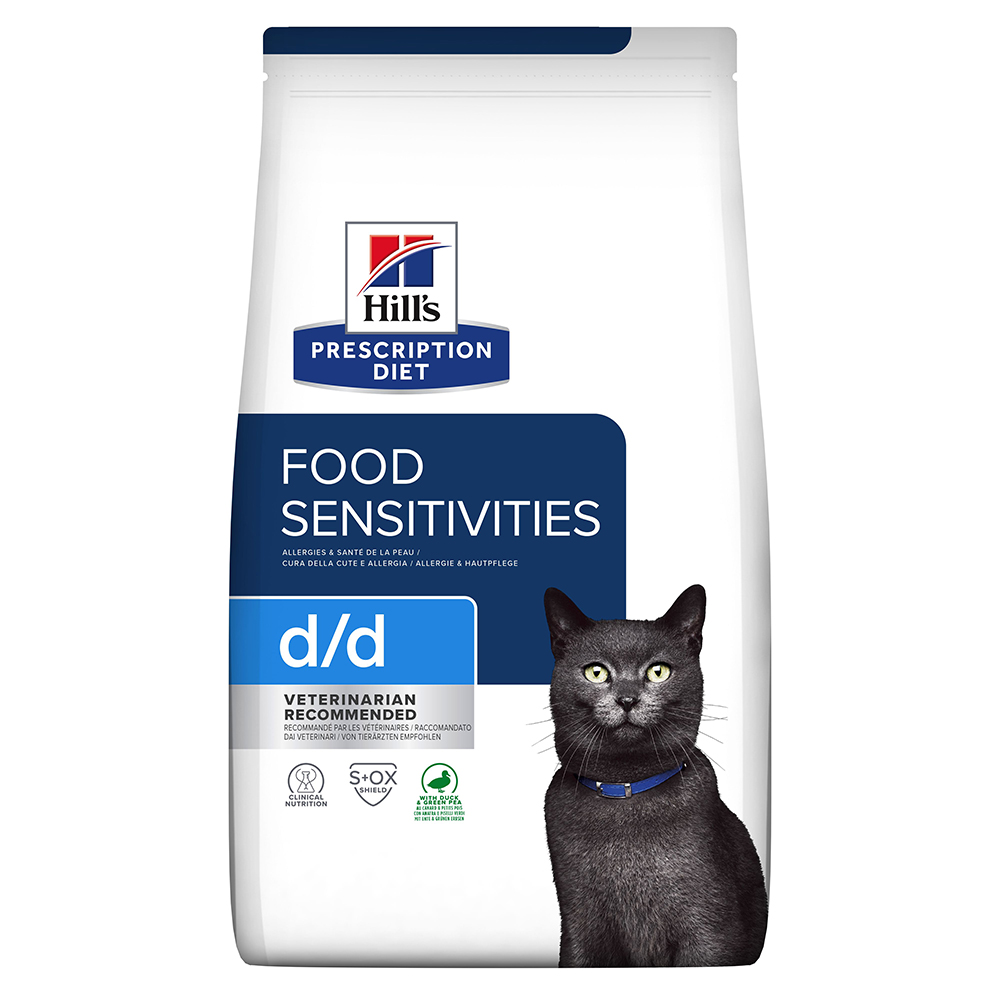 3 kg d/d Allergy & Skin Care Eend en Groene Erwten Hill´s Prescription Diet Kattenvoer