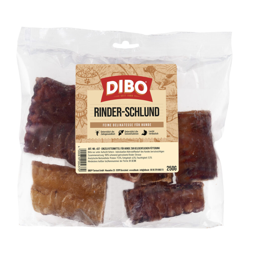 250g Dibo Premium Runderluchtpijp Hondensnacks