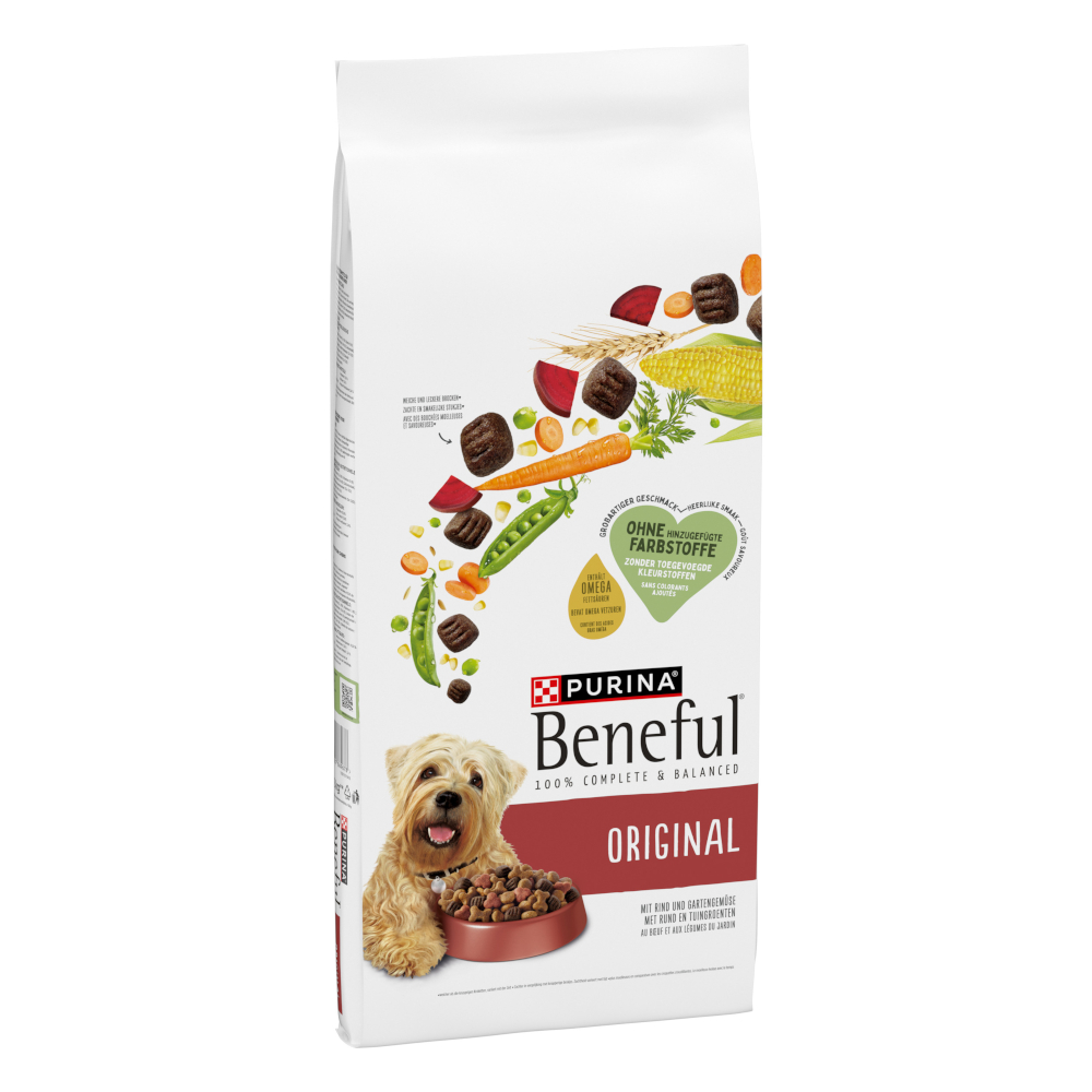 2 x 12 kg Original Rund, Tuingroenten en Vitaminen Beneful Hondenvoer