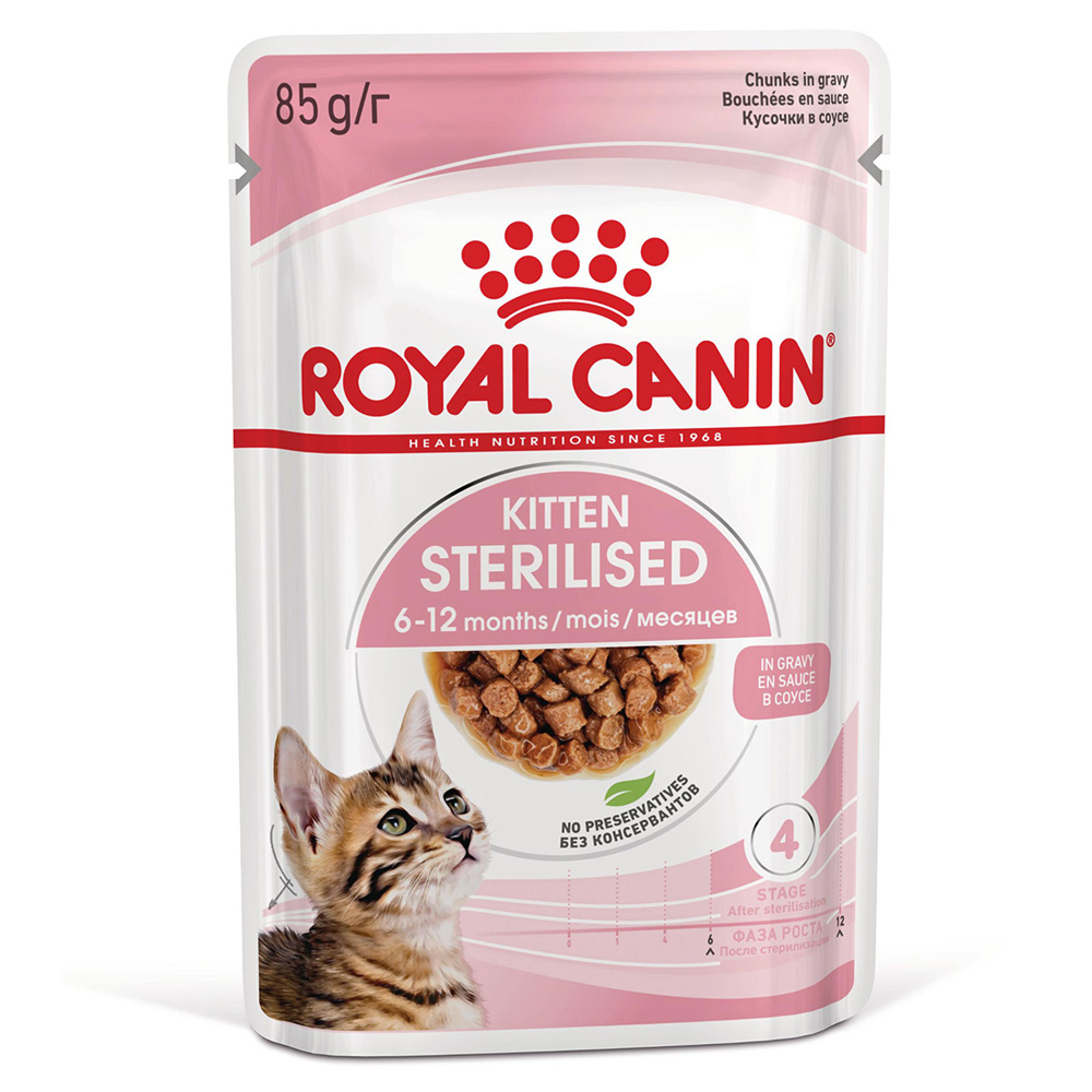 24x85g Sterilised Kitten in Saus Royal Canin Kattenvoer