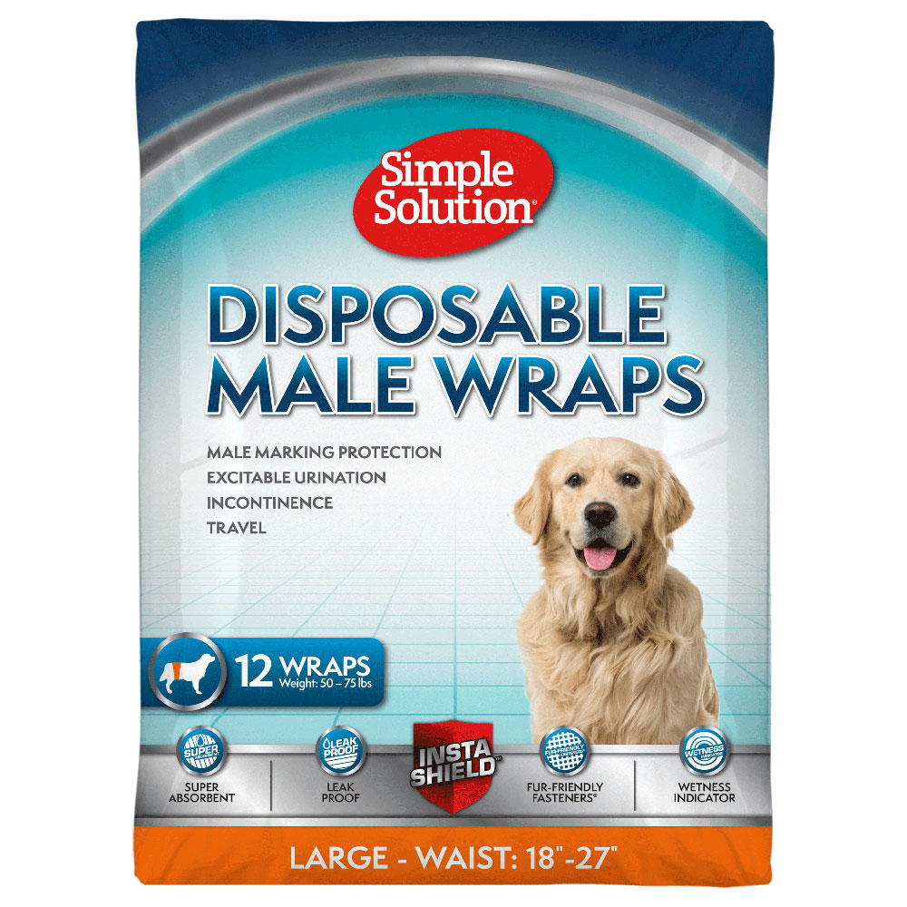 Simple Solution wegwerpluier voor reuen – Maat L: 46 – 69 cm, 12 stuks