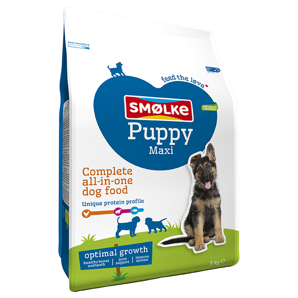 2x3kg Puppy Maxi Optimal Growth Smølke Hondenvoer