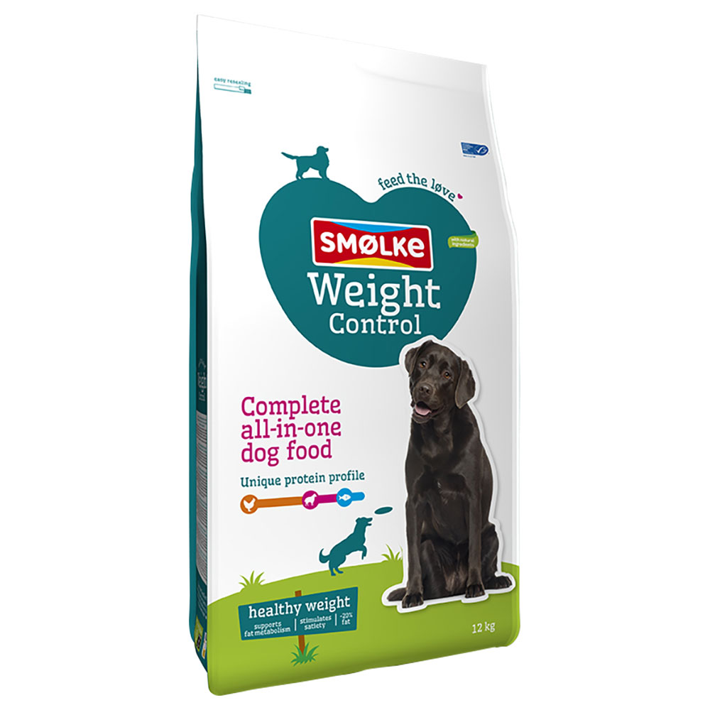 2x12kg Weight Control Healthy Weight Smølke Hondenvoer