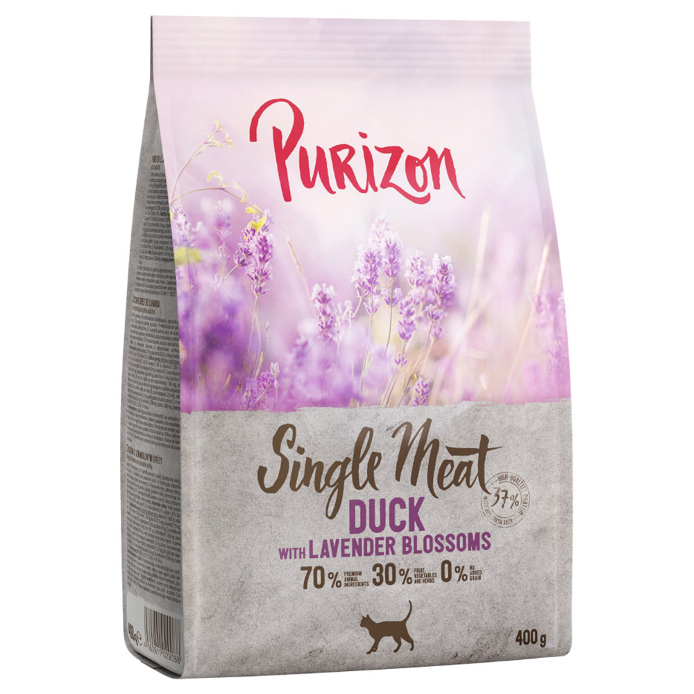 400g Single Meat Eend met Lavendelbloesem Purizon Kattenvoer