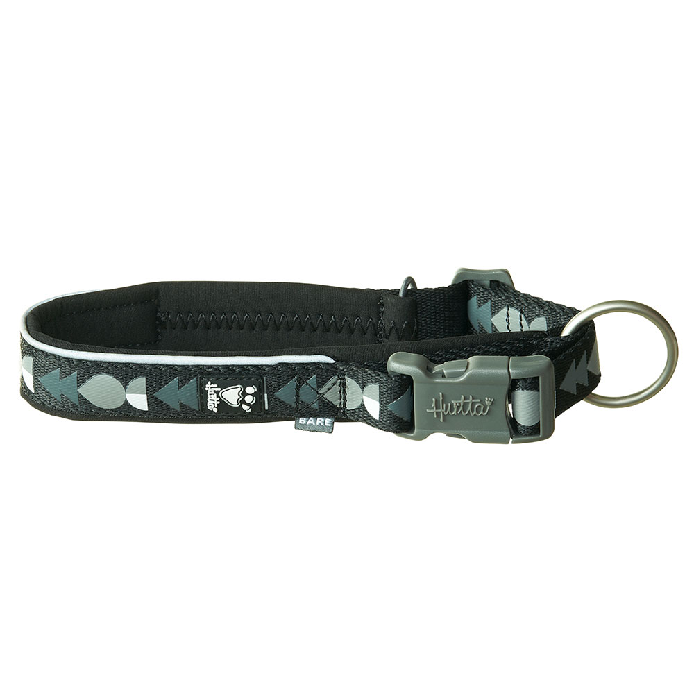 Hurtta Bare Halsband, coal – 55-65 cm Halsomvang