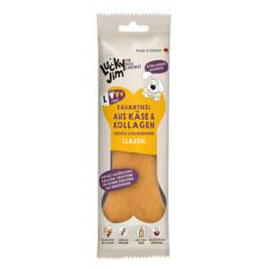 120g Lucky Jim kau Bot L Kaas & Collageen Classic Hondensnacks
