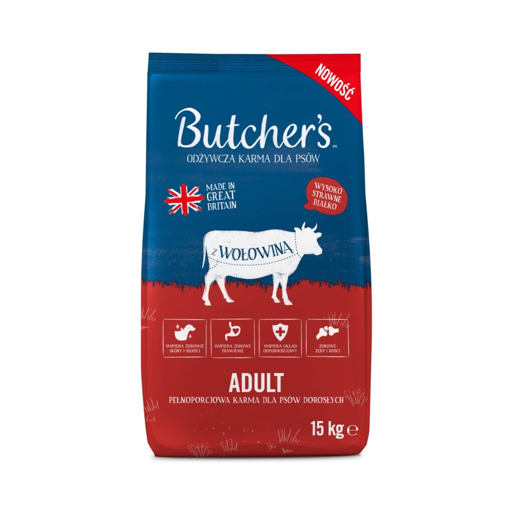 Butcher’s Natural & Healthy met rund – Dubbelpak: 2 x 15 kg