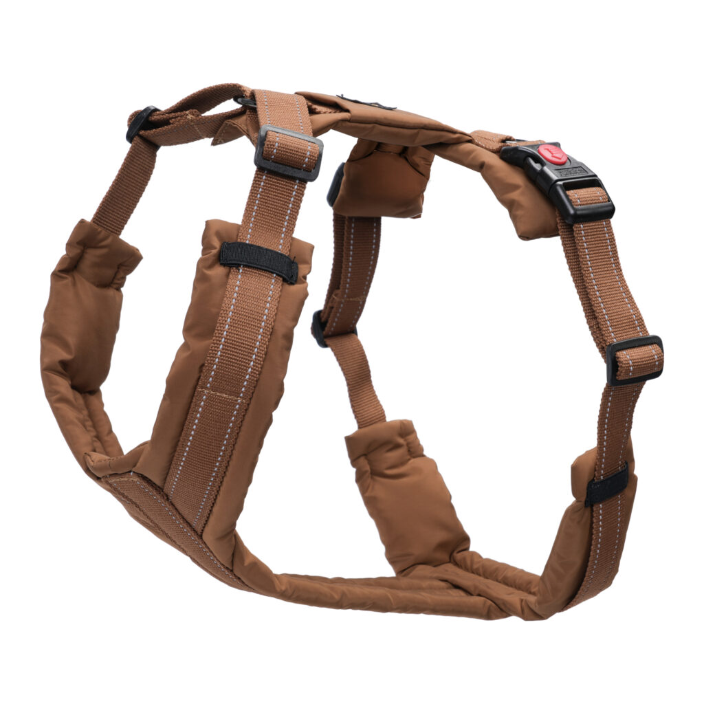 Rukka Hondentuig Puff, cognac Gr.M: 55-75cm Borstomvang