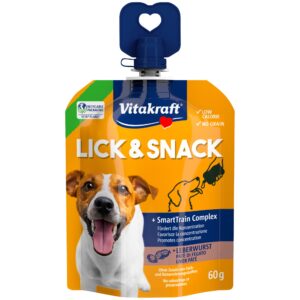16x60g Leverworst Vitakraft Lick & Snack SmartTrain Complex Hondensnacks