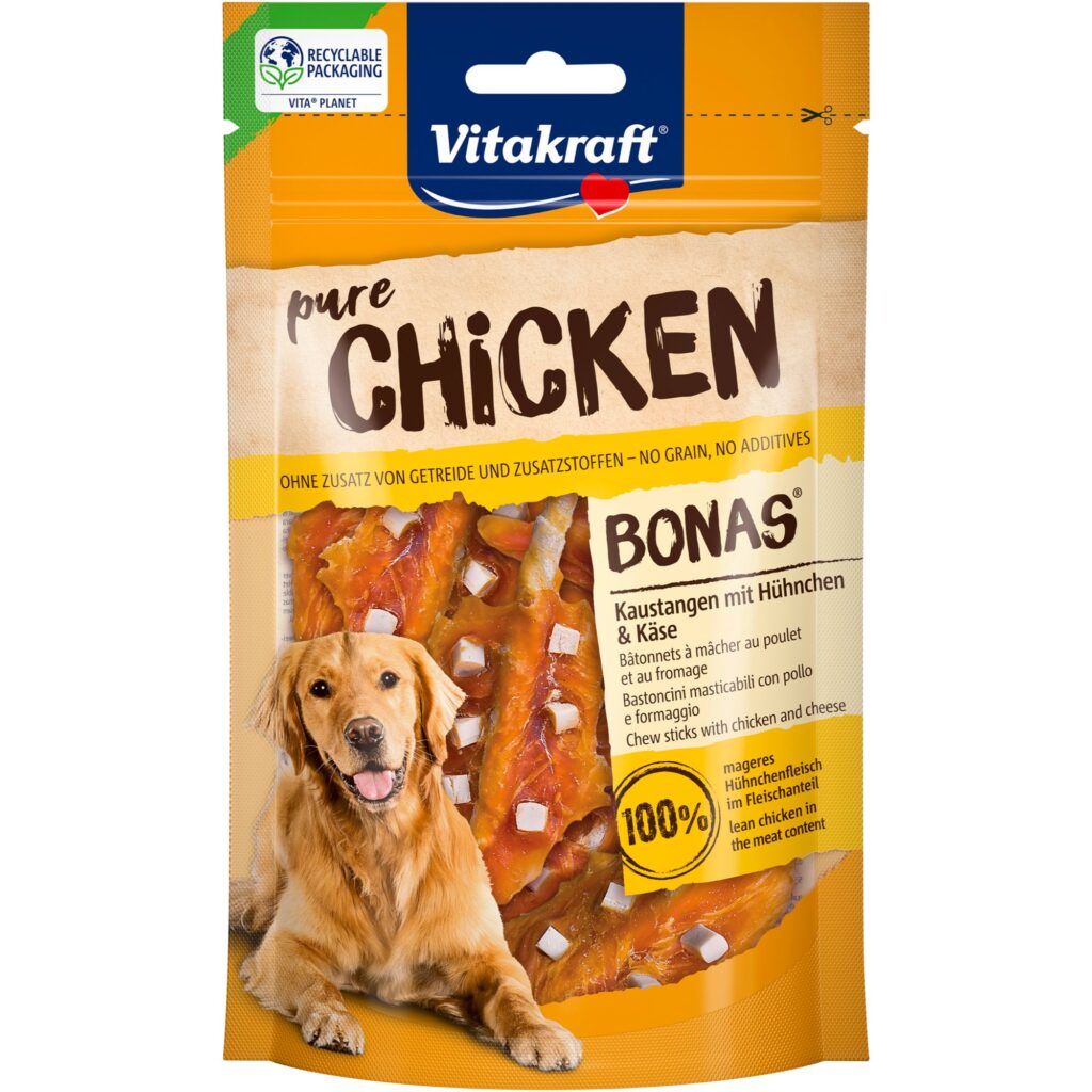 80 g Vitakraft Bonas Kip & Kaas hondensnacks