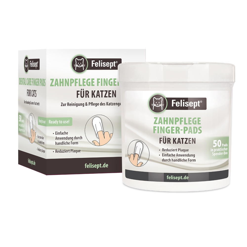 50 Vingerpads Felisept Tandverzorging voor Katten