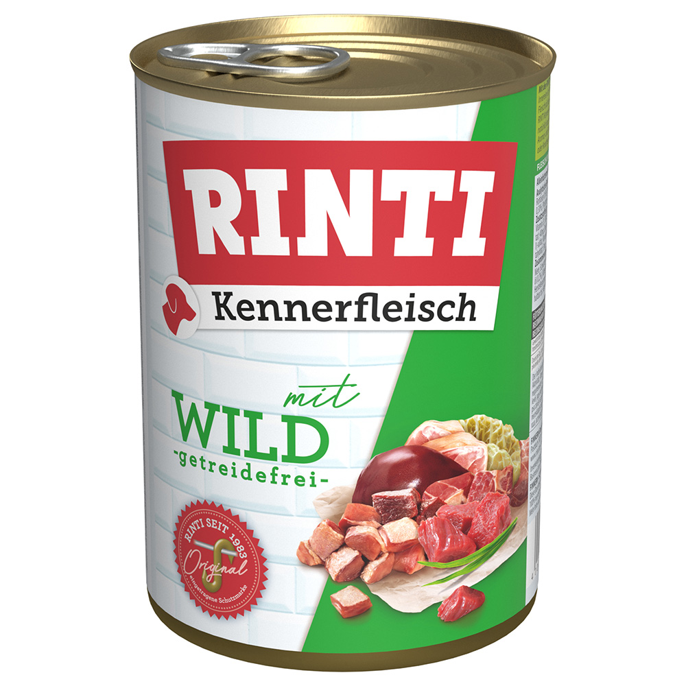Rinti “Kennerfleisch” 6 x 400 g – Wild