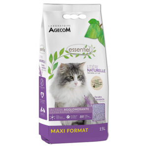 Essentiel Natural kattenbakvulling lavendel – 6 L