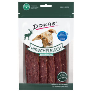 4 x 60 g Dokas Hertenvlees Hondensnacks – 4 x 60 g