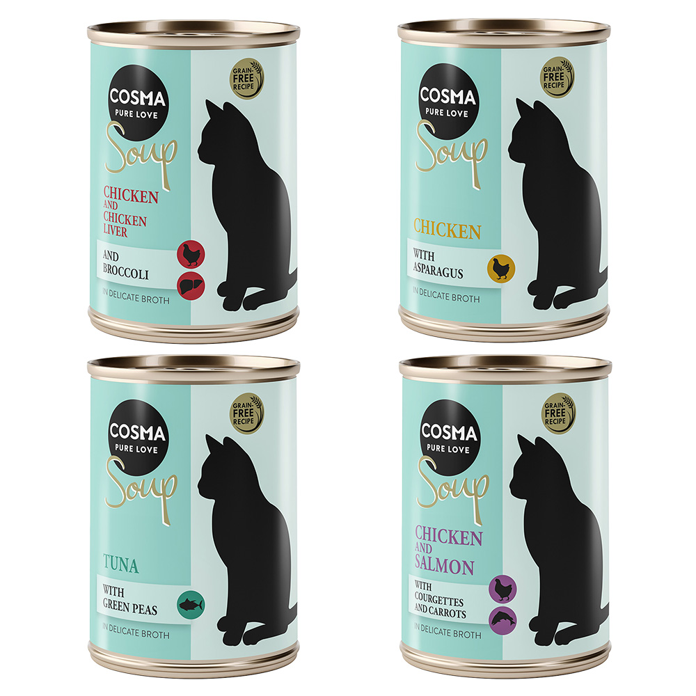 Voordeelpakket Cosma Soup 24 x 100 g – Mix 2 (4 Soorten)